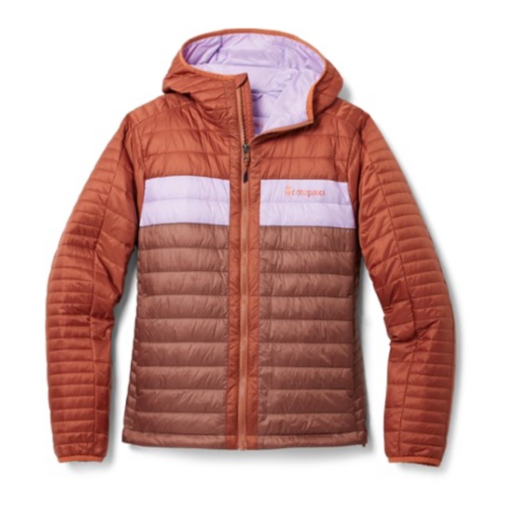 NWOT Cotopaxi Capa Hooded Insulated Jacket spice/chestnut color
